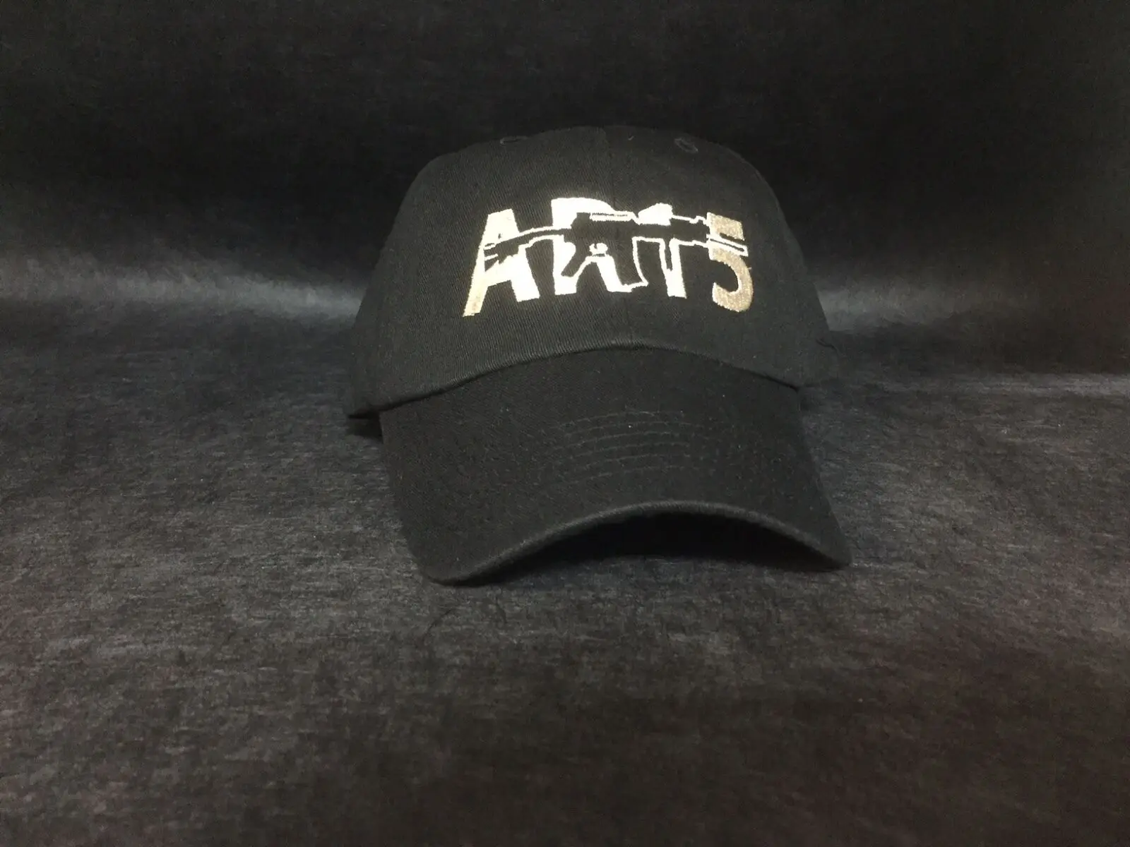 

Printed AR 15 Beige Gun Pistol Firearm Hat Cap Black Rifle Weapon
