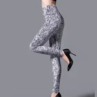 Штаны CHSDCSI с принтом змеиной кожи, женские леггинсы для фитнеса, Леггинсы пуш-ап с высокой талией, модные женские тренировочные штаны