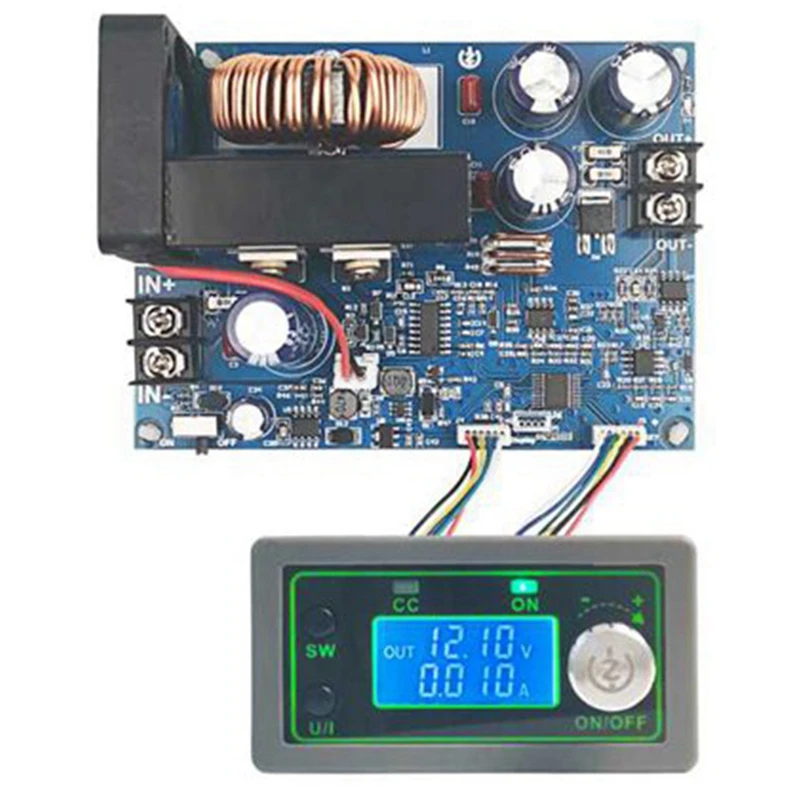 

WZ5012L 50V 12A 600W DC Buck Converter CC CV Step-Down Power Module Adjustable Voltage Regulated Power Supply