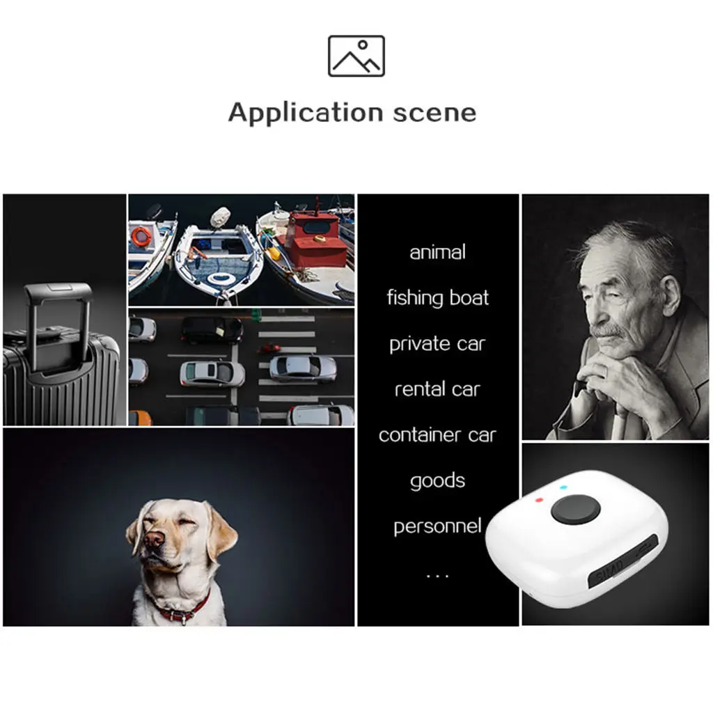 

Real Time Anti-Lost Locator Portable 4G GPS Tracker For Pets Dog/Cat