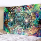 Индийская Мандала Фэнтези сцена гобелен для домашнего декора хиппи богемное настенные украшения спальные простыни yoga коврик покрывало на диван