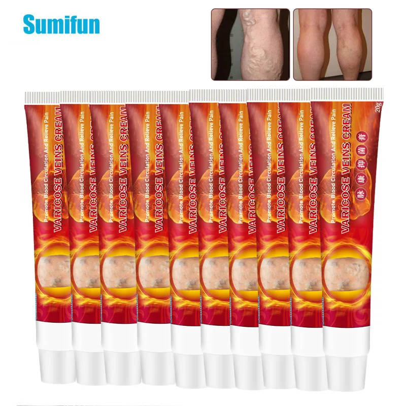 Sumifun мазь для варикозных вен 10 шт. медицинский пластырь ухода за кожей лечение