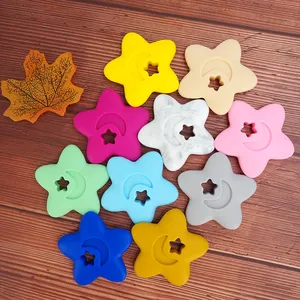 Силиконовая пустышка Chenkai, 10 шт., детская пустышка сделай сам, подвеска, пустышка для кормления, рукоятка, ювелирные изделия, сенсорная игрушка, подарок, не содержит Бисфенол А