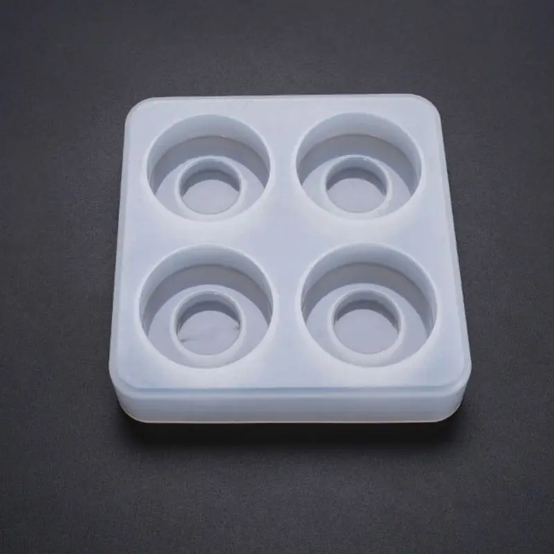 

Silicone Crystal Epoxy Resin Mold Round Drawer Handle Casting Mould Handmade DIY Dropshipping