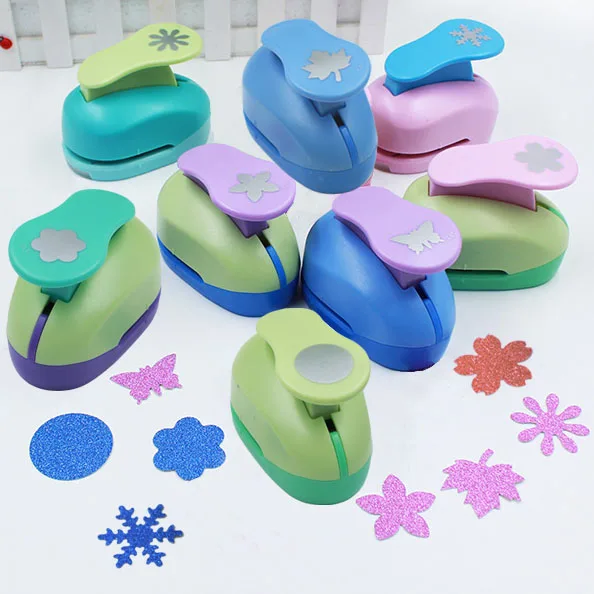 8 шт. 35 мм круглый и с украшениями в виде звезды цветка Ремесло perforadora de papel резак