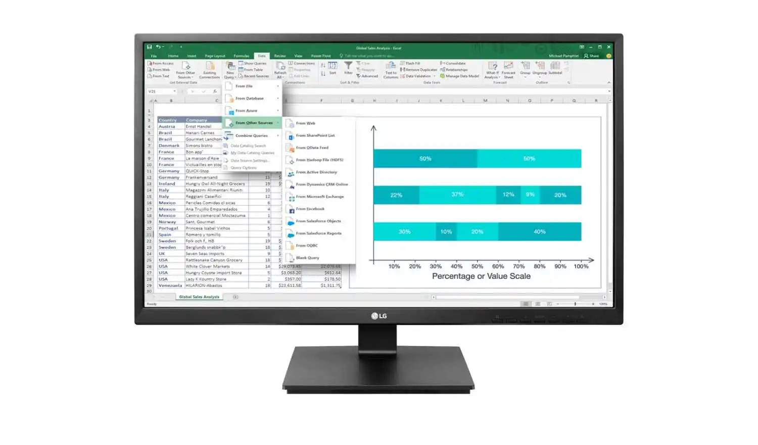 Монитор жидкокристаллический LG LCD 23.8'' [16:9] 1920х1080(FHD) IPS nonGLARE 250cd/m2 H178°/V178° 1000:1 5М:1