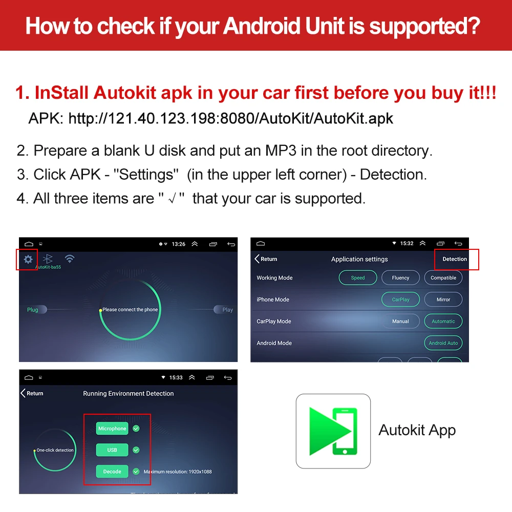 Carlinkit беспроводной Carplay/Android Авто Смарт Link CarPlay ключ для Android навигатор плеер Mini USB