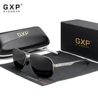 Мужские солнцезащитные очки GXP с поляризационными линзами UV400, в стиле авиатора, брендовые дизайнерские спортивные очки для отпуска, в стиле ретро