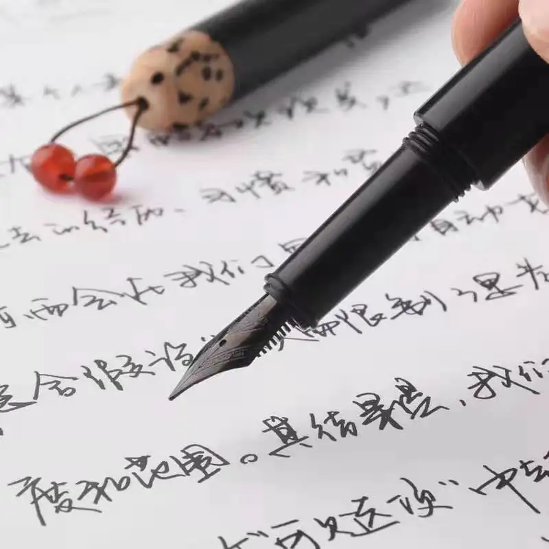 Деревянный перьевая ручка Винтаж чернилами F/фуде перо конвертер наполнитель