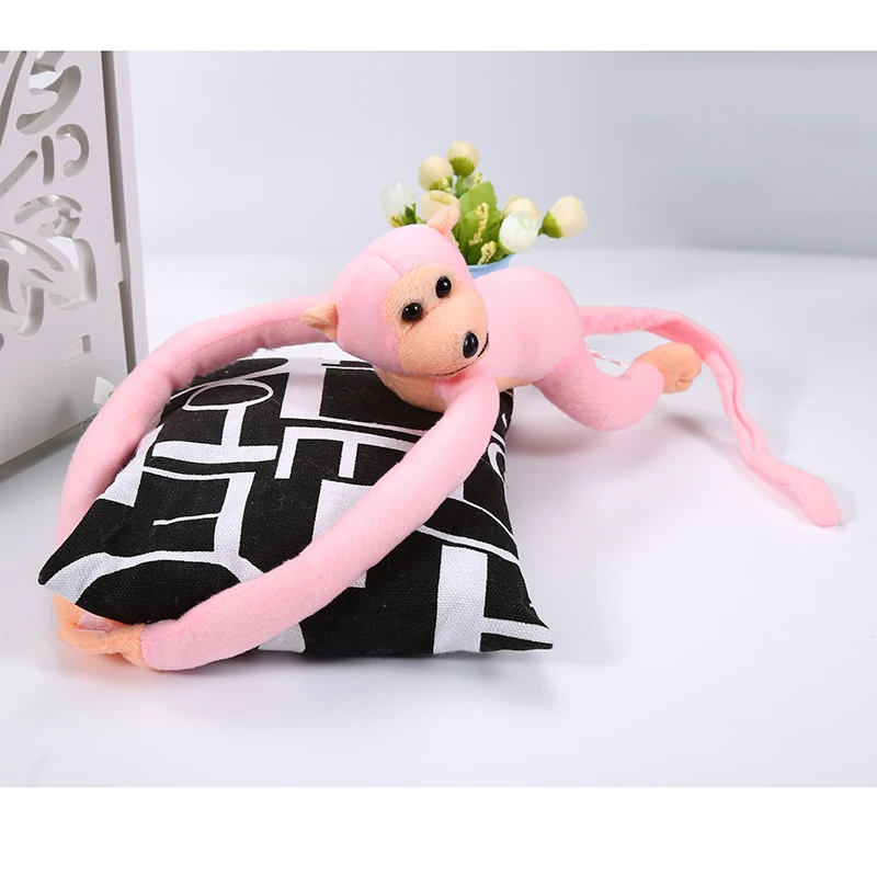 B 60 см Обезьяна с длинными руками Kawaii для спокойного детского сна кукла милые плюшевые игрушки плюшевые животные игрушка для декорации дома игрушка Дети Малыш подарок - Цвет: B