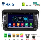 Автомагнитола Hikity, стерео-система 7 дюймов на Android, с GPS, Bluetooth, радио, IPOD, FM, RDS, для VolkswagenPassatPOLOGOLFSkodaSeat, типоразмер 2 Din