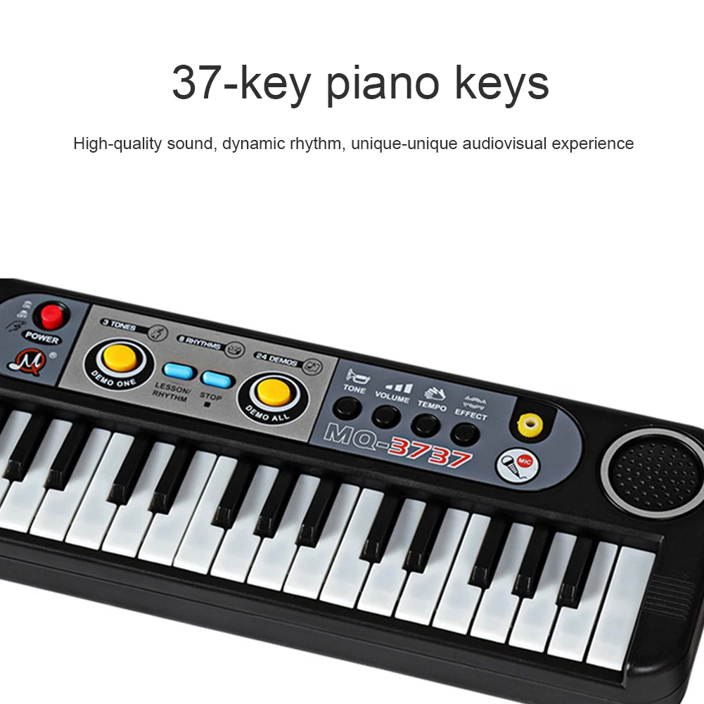 Цифровая Музыкальная электронная клавиатура 37 клавиш электрическое пианино