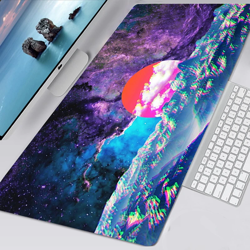 creative japanese architecture tapis de souris mouse pad large mousepad non slip gaming accessoroes laptop keyboard desk mat free global shipping