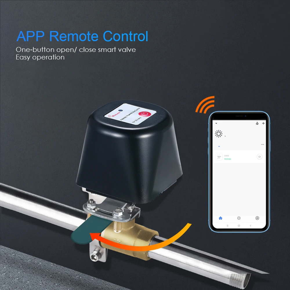Умный беспроводной контроллер для газа и воды Tuya ZigBee, автоматический контрольный клапан для умного дома, работа с Alexa,Google Assistant от AliExpress WW