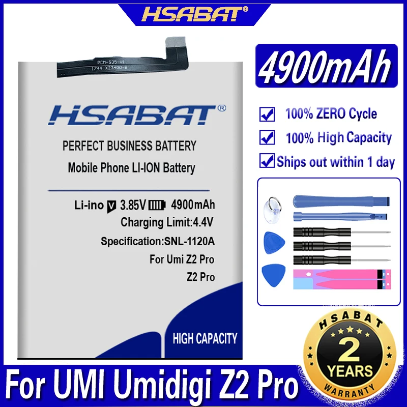 Аккумуляторы HSABAT Z2 Pro 4900 мАч для UMI Umidigi Pro|Аккумуляторы мобильных телефонов| |