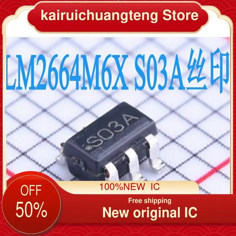 

（1PCS） LM2664 LM2664M6X S03A SOT23-6 DC DC New original IC