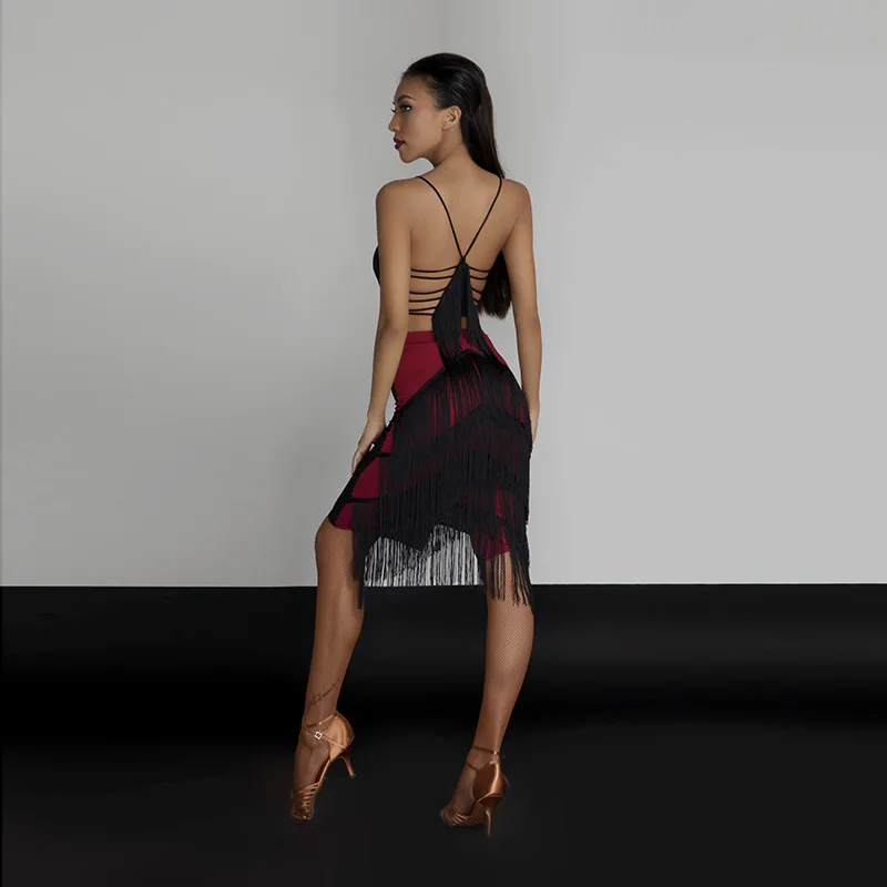 Топ для латиноамериканских танцев индивидуальный пикантный танцевальный костюм