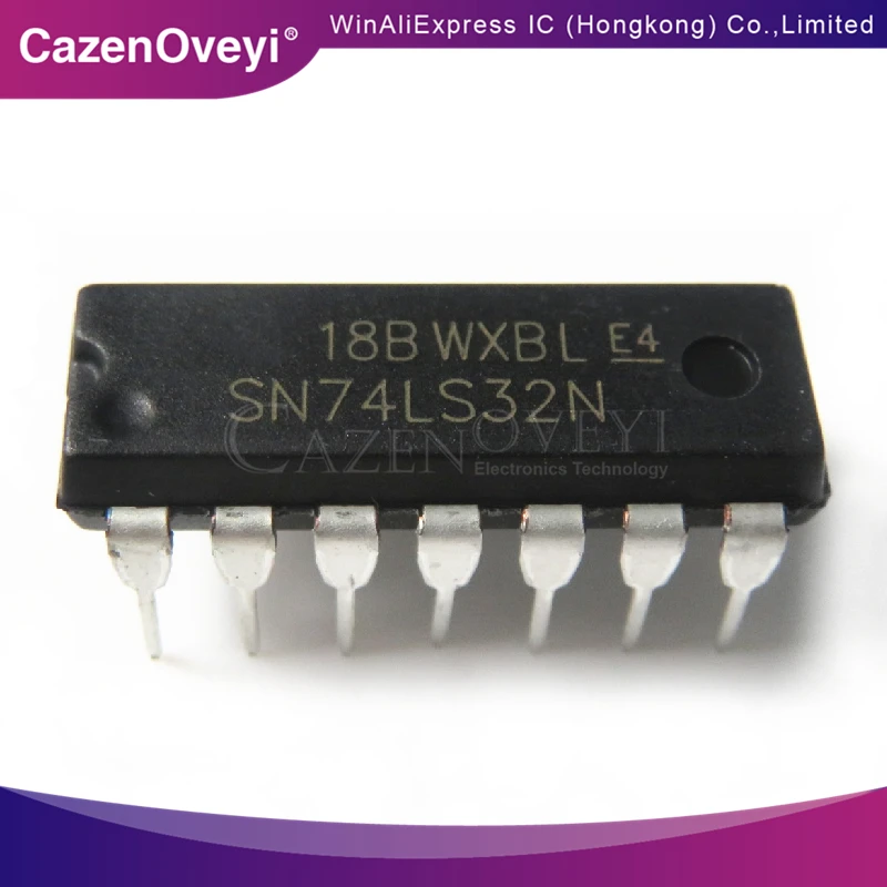 

10 шт./лот HD74LS32P HD74LS32 SN74LS32N SN74LS32 DIP14, новая Оригинальная искусственная кожа