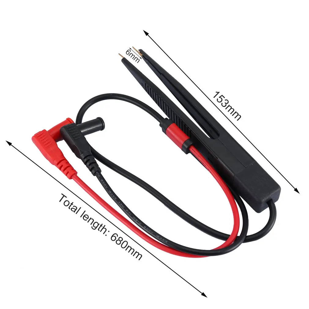 Мультиметр Тестовые провода емкость тестовая er ручка SMD тестовый зонд Пинцет LCR