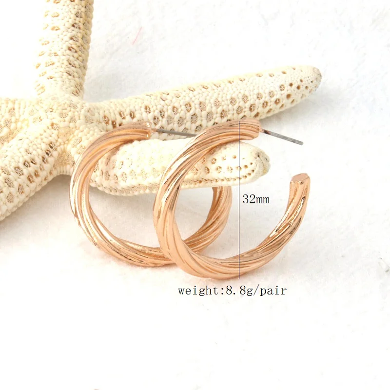 NeeFu WoFu жемчужные серьги в виде ракушек блестящие металлические с принтом для