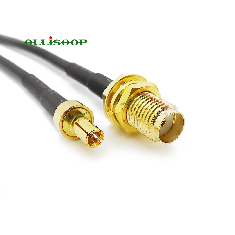 Кабель ALLiSHOP SMA Female/CRC9 Male прямой позолоченный 3 г USB модем RF E931PC Соединительный