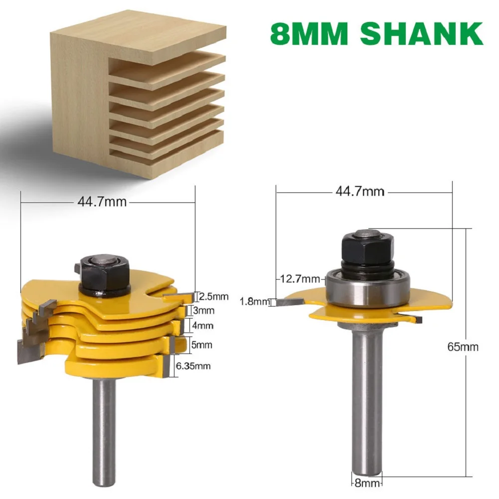 

6 Pieces 2 Sticks Adjustable Slot Knife / T Type Knife / Combination File / Removable Blade File