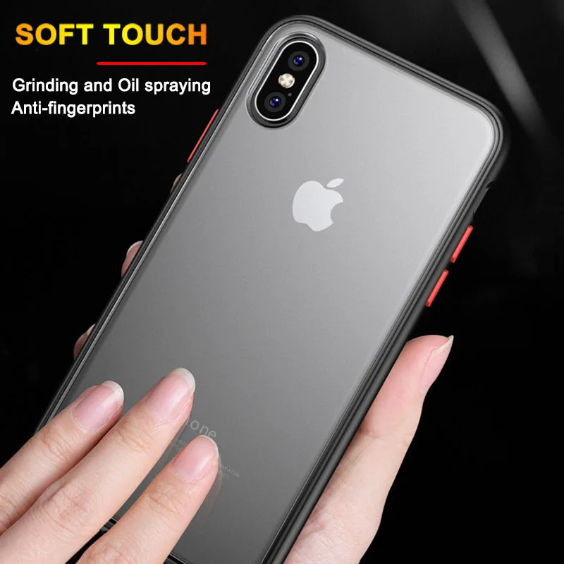 Прозрачный противоударный Гибридный Силиконовый чехол для телефона iPhone 11 Pro X XS XR Max 6 6s 7 8 Plus Фирменная прозрачная мягкая задняя крышка