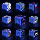 Будильник Fortnite, цифровые светящиеся светодиодные часы для детей, настольные мини-фигурка аниме для украшения дома, гостиной, игрушки для детей