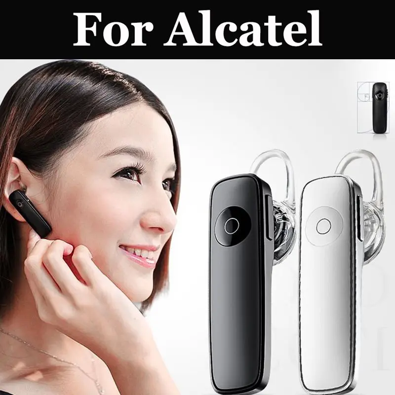 Беспроводной микрофон стерео гарнитура черно белый для Alcatel 4 S 5 Ot 5059d 1x Pixi Plus power Pop