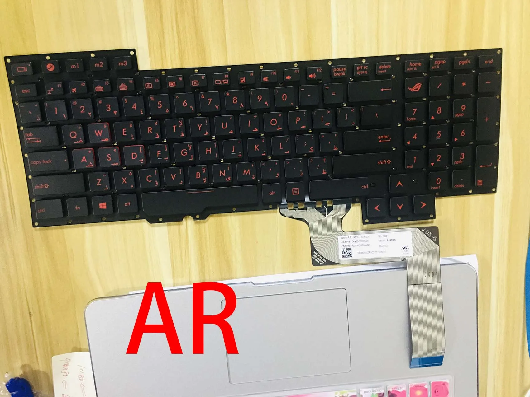 Клавиатура для ASUS ROG 751J G751 G751JY G751JT G751JM раскладка
