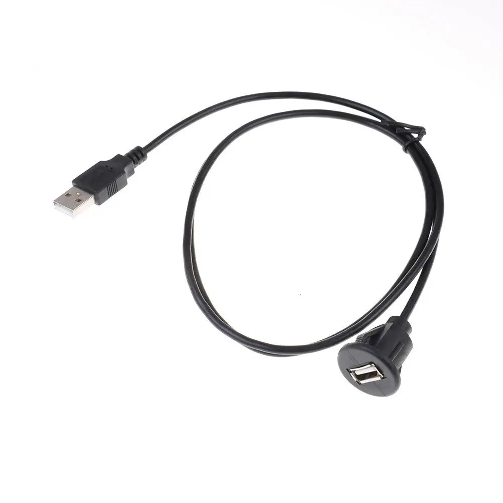 1 шт. м Автомобильная приборная панель крепление USB 2 0 гнездо Папа-мама Панель