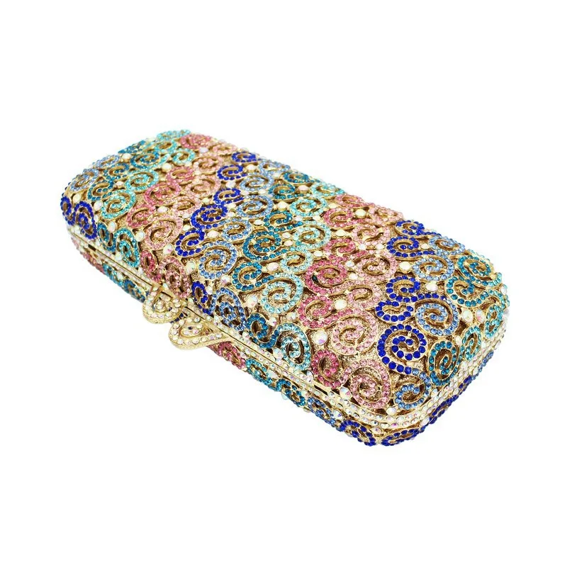 Роскошный длинный Европейский вечерний клатч женская сумка-мессенджер в