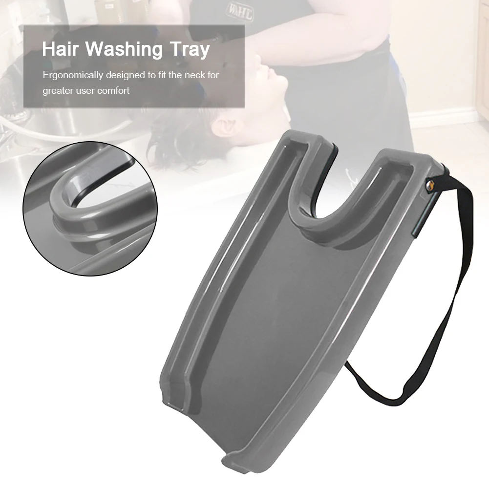 

Easy Use Practical Hair Styling Tools Washing Hair Tray Removable Hairdressing Sink for Home Salon Elderly/Patients 1PC PINK