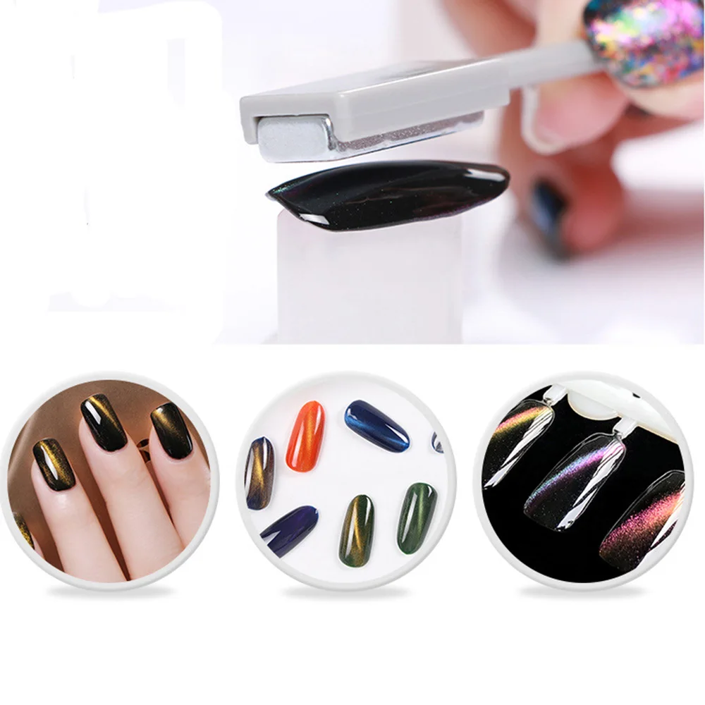 Дизайн ногтей кошачий глаз Магнитная палка 3D эффект сильный магнит УФ гель