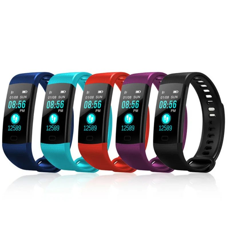 LYKRY Y5 Smartwatch LED Color Screen Watch Health Pedometer Electronic Smart Bracelet Women Men Running Climbing Sport | Электроника