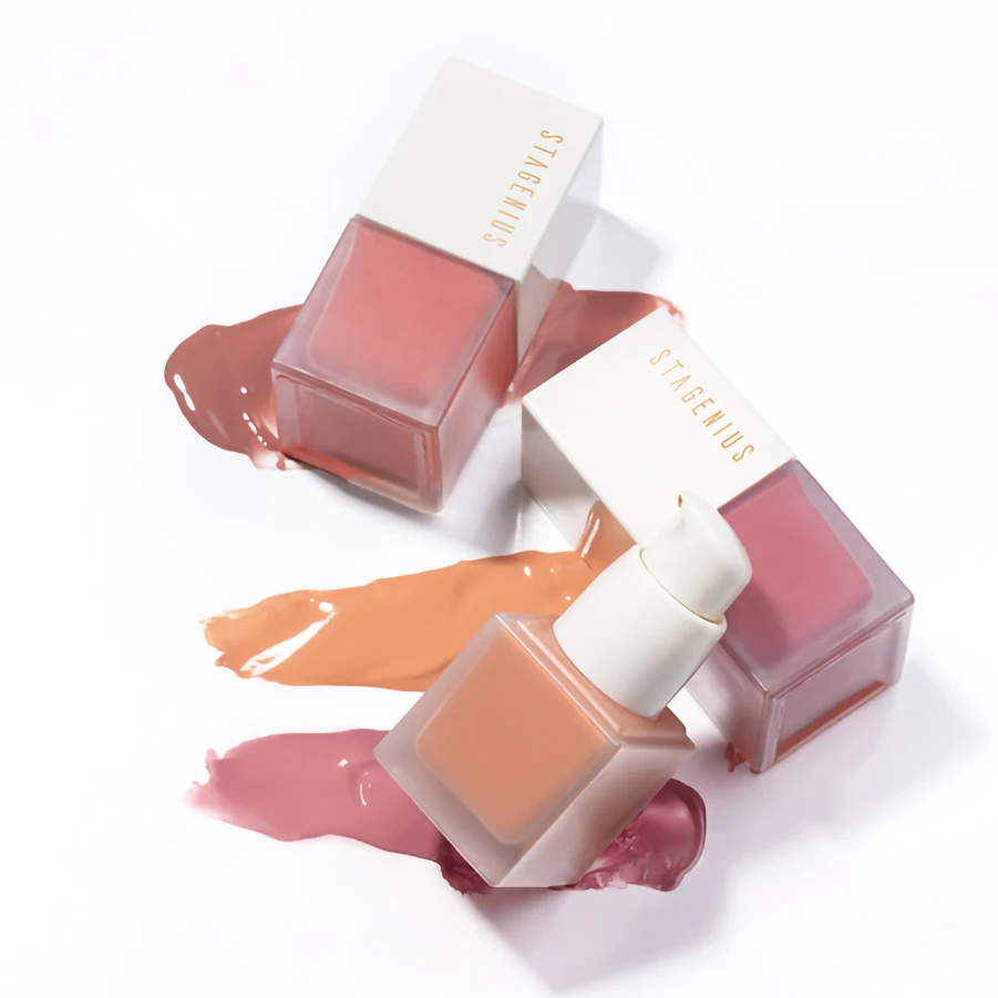 Красочные жидкие румяна многофункциональные тени для век быстросохнущие