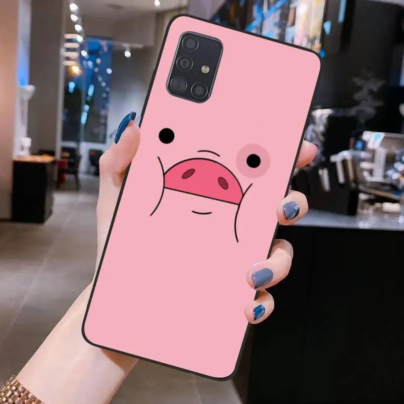

Cute PINK Kawai Pig Phone Case for Samsung S20 plus Ultra S6 S7 edge S8 S9 plus S10 5G lite 2020