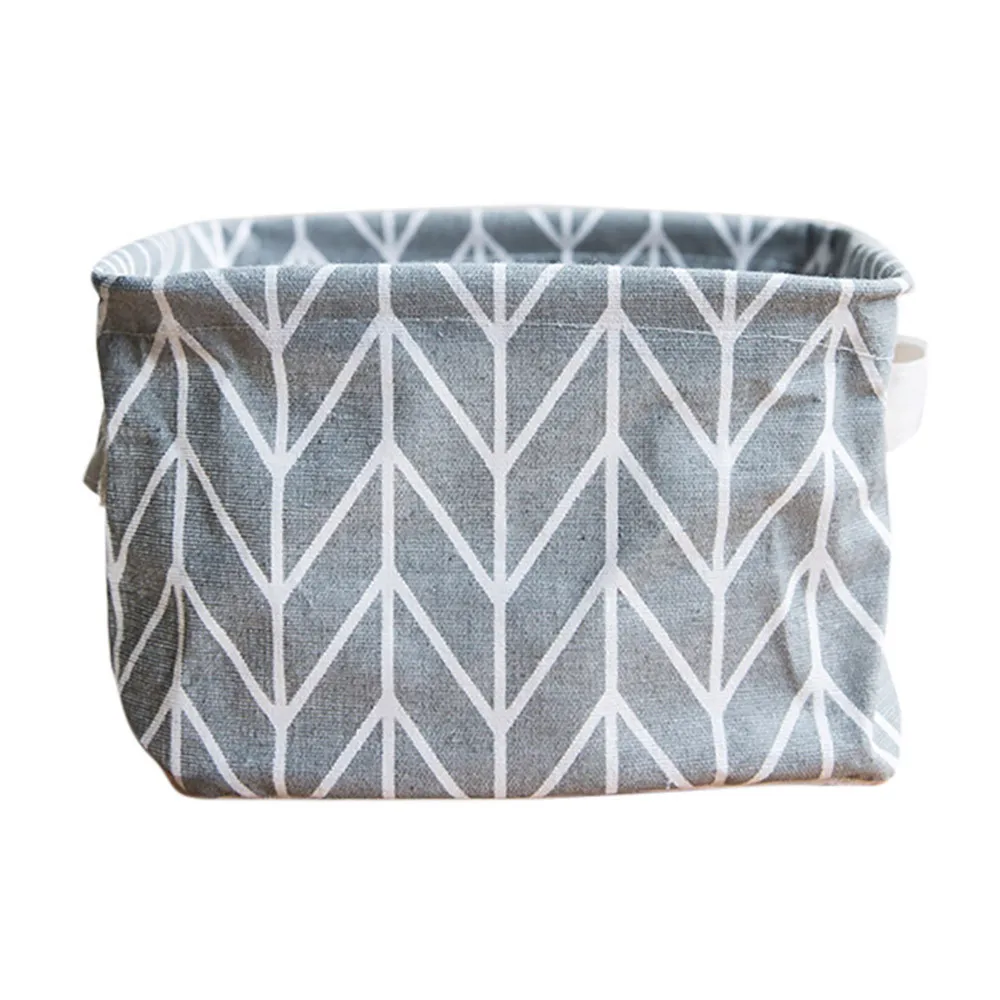 Складная корзина для хранения коробка игрушек контейнер органайзер косметики