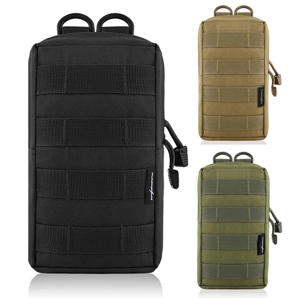 1000D наружная тактическая поясная сумка Военная компактная водостойкая EDC Molle Сумка поясная сумка аксессуар прочный поясной чехол