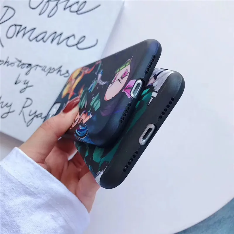 Kamado Nezuko Kimetsu no Yaiba Demon Slayer TPU силиконовый IMD чехол для телефона iphone 6/6s 7 / 8 7Plus/8Plus X XS i11