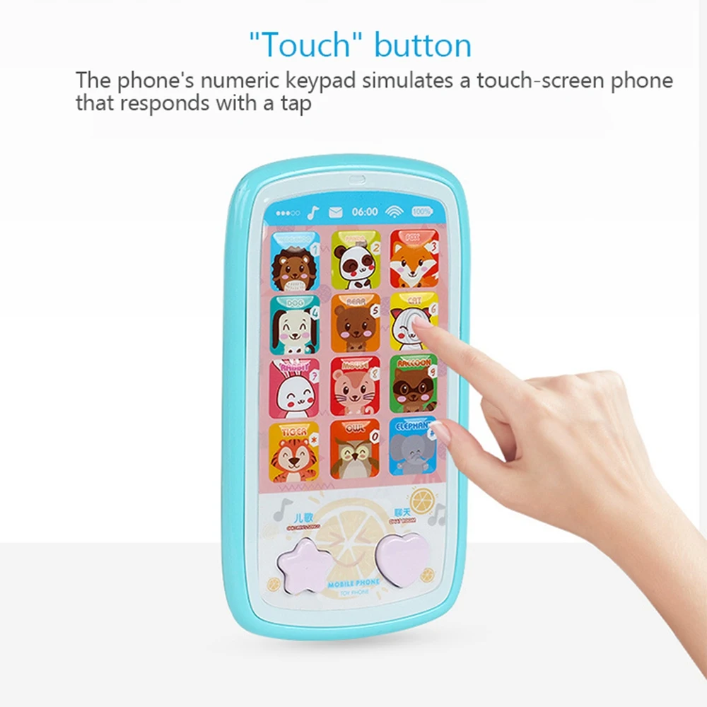 Детская Smart Touch Экран игрушечный телефон многофункциональная имитационная