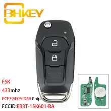 BHKEY для Ford ключ FSK EB3T 15K601 BA автомобиль дистанционного ключа F150 Ranger