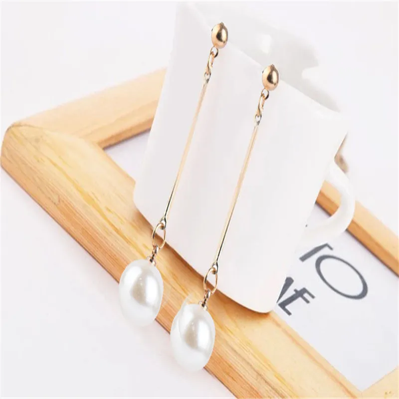 Оптовая продажа высокое качество новинка 2017 имитация жемчуга серьги ювелирные