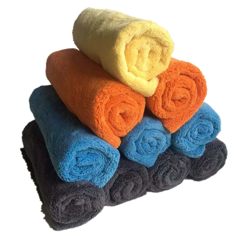 

Car Wash Microfiber Towel Cleaning Drying Car Polishing Cloth Soft Edgeless Car Detailing Waxing Towel 40*40CM Cleaning Towels