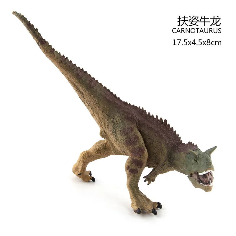 

Simulation Animals Toys Jurassic Dinosaur Simulated Carnotaurus Action Figures Model PVC Educational Xmas Gifts For Children