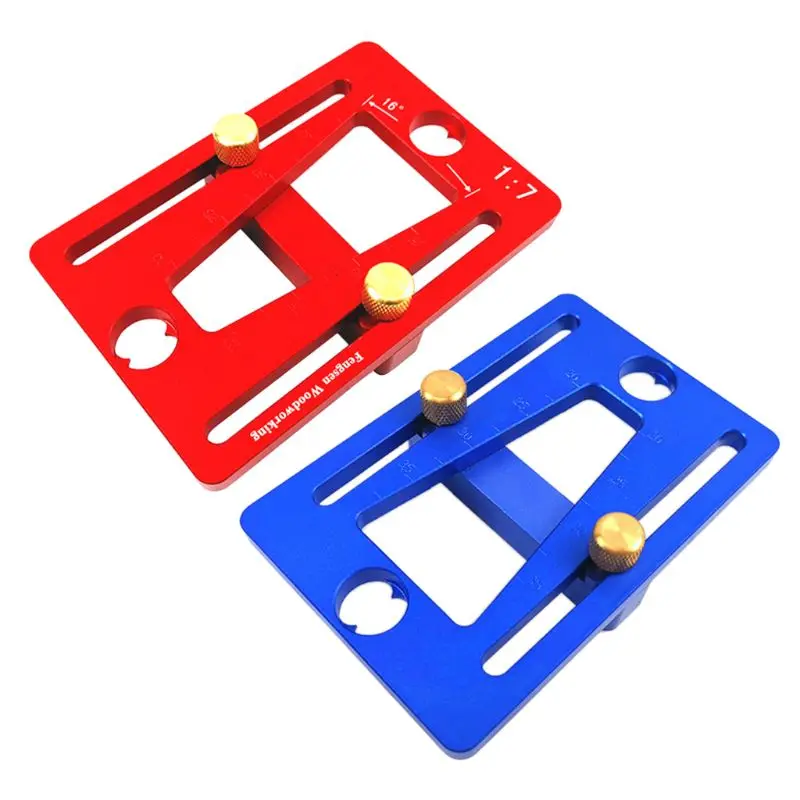 

Aluminum Alloy Dovetail Scriber Rule Marker Wood Joints Gauge DIY Tenon Template X4YD