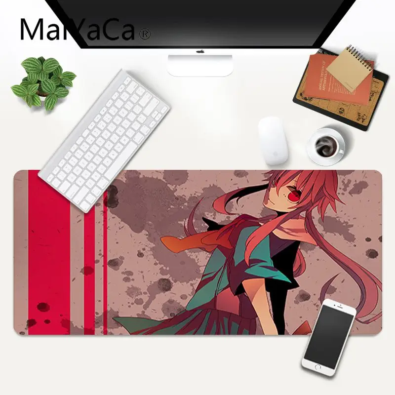 

Mirai Nikki Smart Simple Design Unique Desktop Pad Game Mousepad Size for 30x70cm 300x700x2mm
