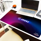 Коврик для мышки с Аниме Коврик для мыши для геймеров MSI CS GO офисный коврик для ноутбука игровой Настольный коврик для компьютерного стола большой коврик для мыши Diy