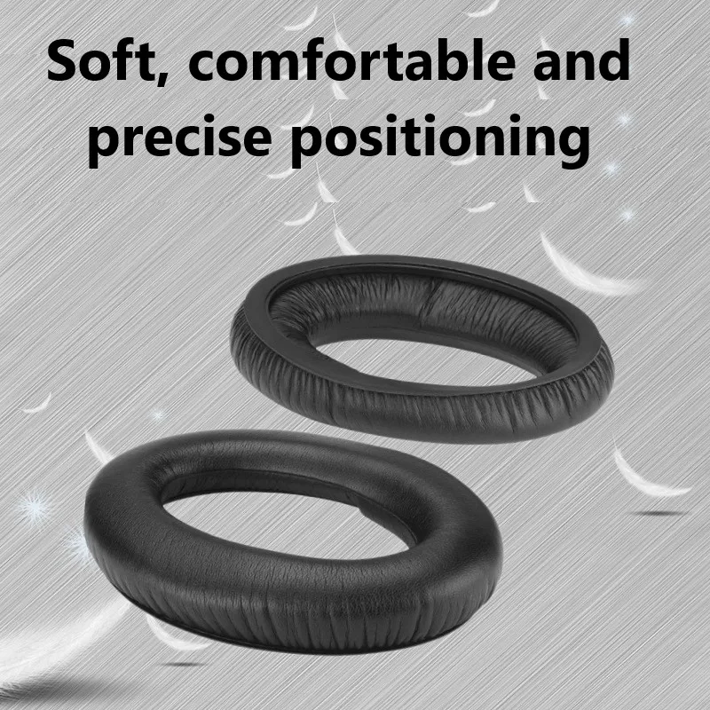 

Leather Flannel Earpads Ear Cushion Cover Soft Comfortable Headband for Sennheiser HD380 G4ME Zero Game Zero Headphone
