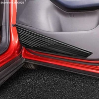 car door protector pad door plank anti kick anti scratch pad mat stainless steel mat for mazda 3 axela 2022 2019 2020 2021